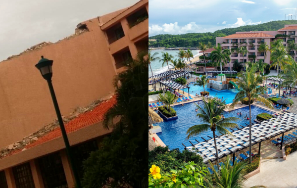 Barceló Huatulco daños por sismo