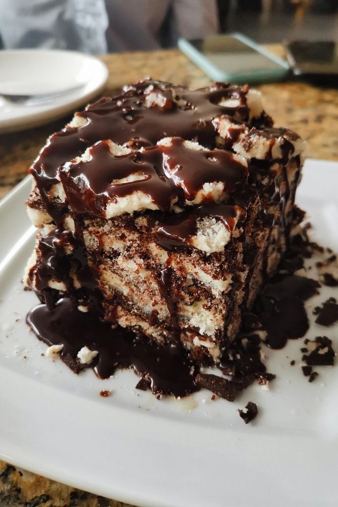 lasagna de chocolate