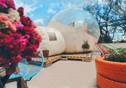 hoteles burbuja cerca de ciudad de méxico