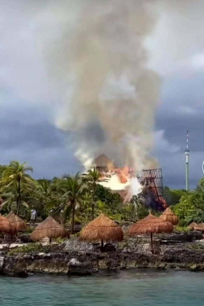 Incendio en Xcaret