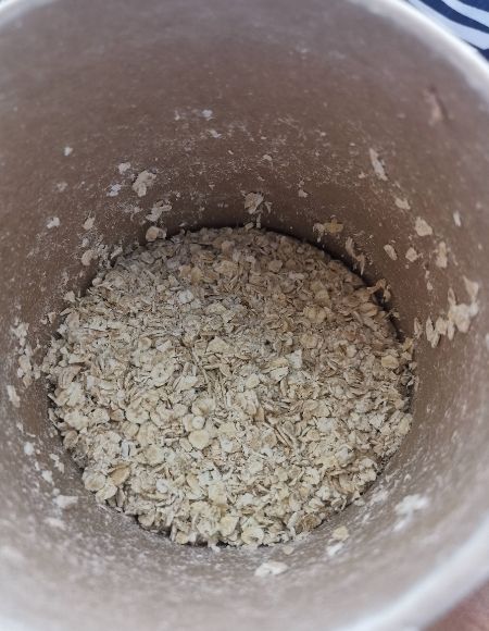 Telarañas en avena 3 minutos.