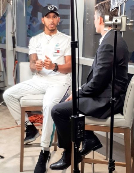 lewis hamilton en méxico 2017