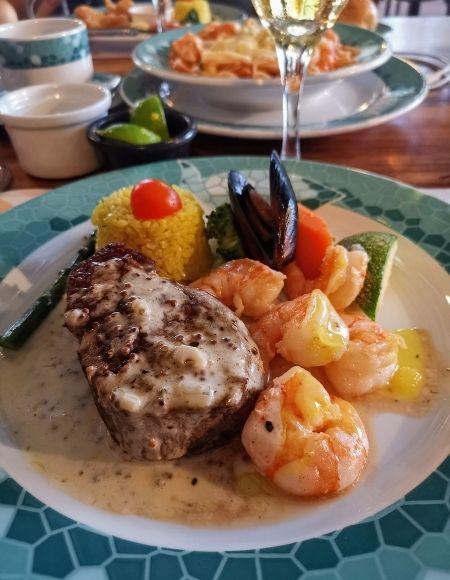 platillo mar y tierra.