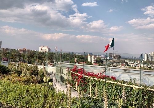 terraza en san jerónimo bandera