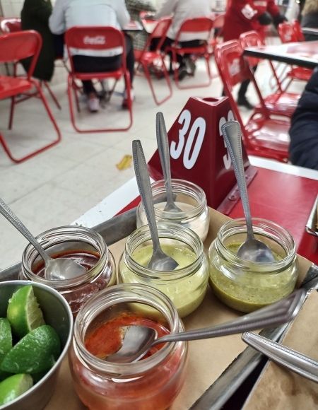 salsas taquería orinoco