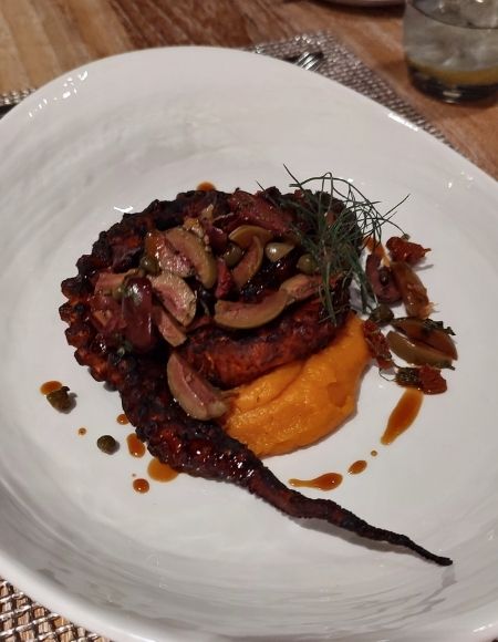 pulpo zarandeado ritz carlton