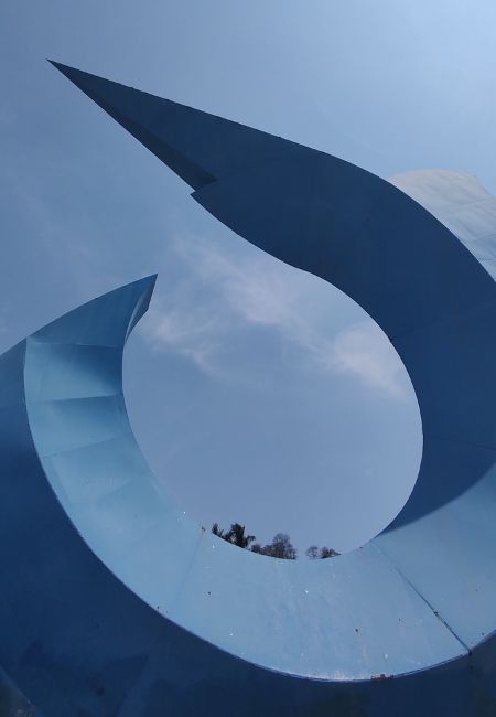 escultura pez vela Colima