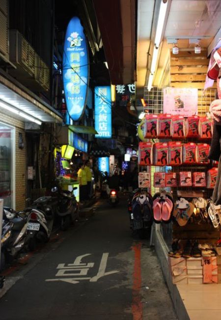 mercado nocturno Taipei
