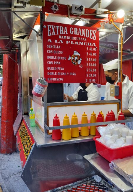 hamburguesas a la plancha tepeyac menu