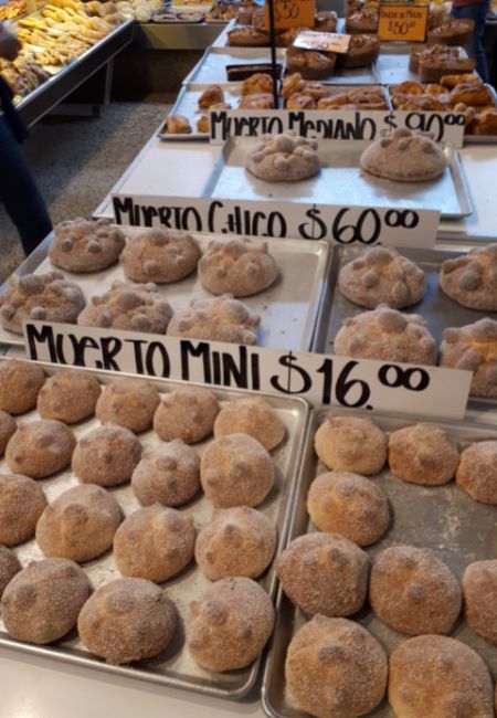 pan de muerto panadería la madrid