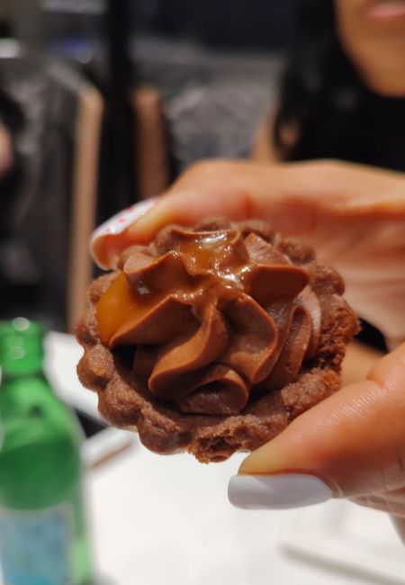 canapé de chocolate en el campeonato mexicano de la pizza 