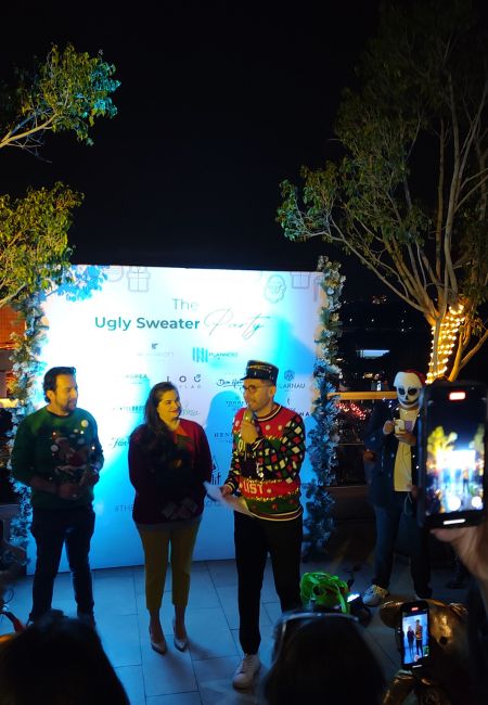 lorenz ruiz ugly sweter party