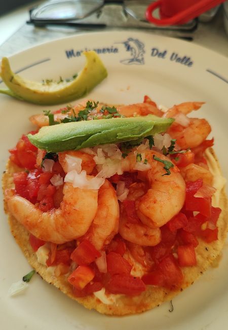 comer mariscos en la del valle