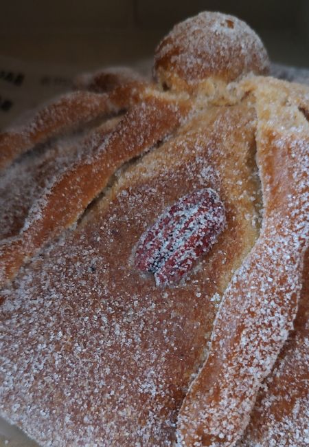 pan de muerto de nuez