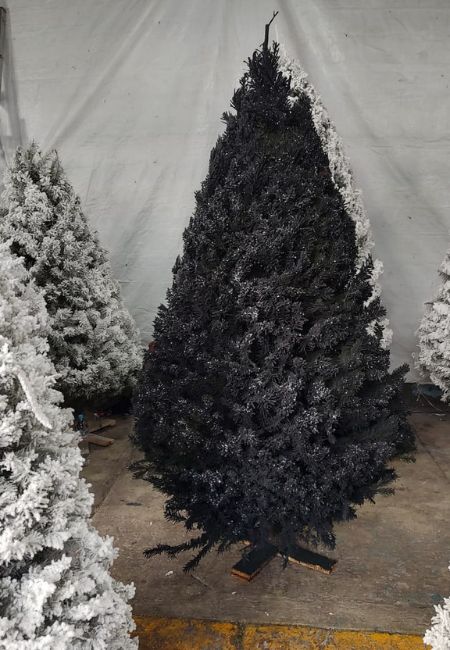 arbol de navidad natural negro