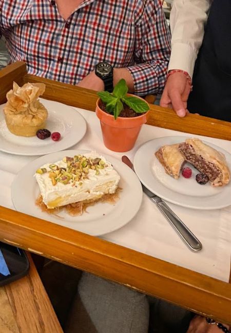 restaurante griego mythos postres