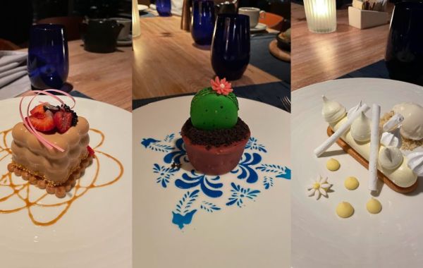 Postres del Restaurante Samos